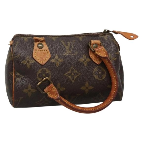 LOUIS VUITTON Monogram Mini Speedy Hand Bag M41534 LV Auth 140754 - Picture 1 of 15